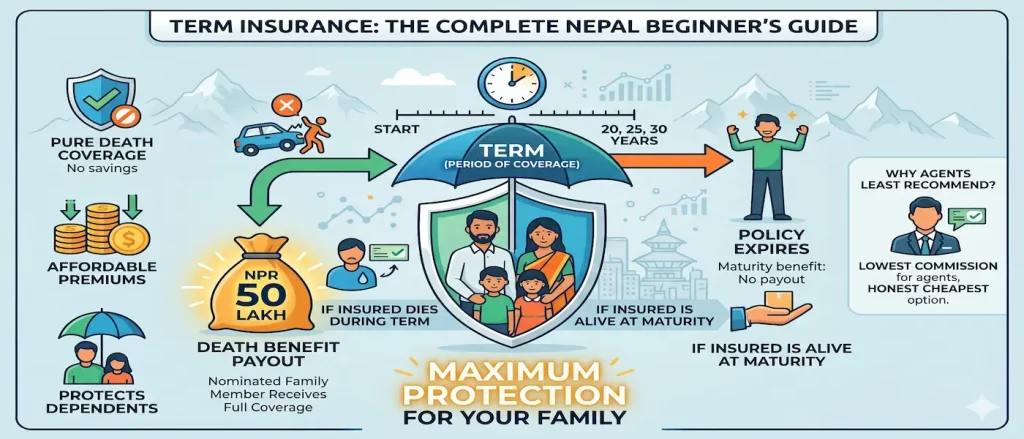 What is Term Insurance in Nepal? The Complete Beginner’s Guide (2026)