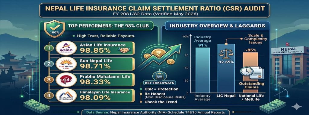 Claim Settlement Ratios 2083: Which Insurance Company in Nepal Actually Pays Out?