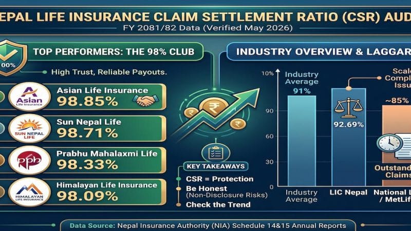 Claim Settlement Ratios 2083: Which Insurance Company in Nepal Actually Pays Out?