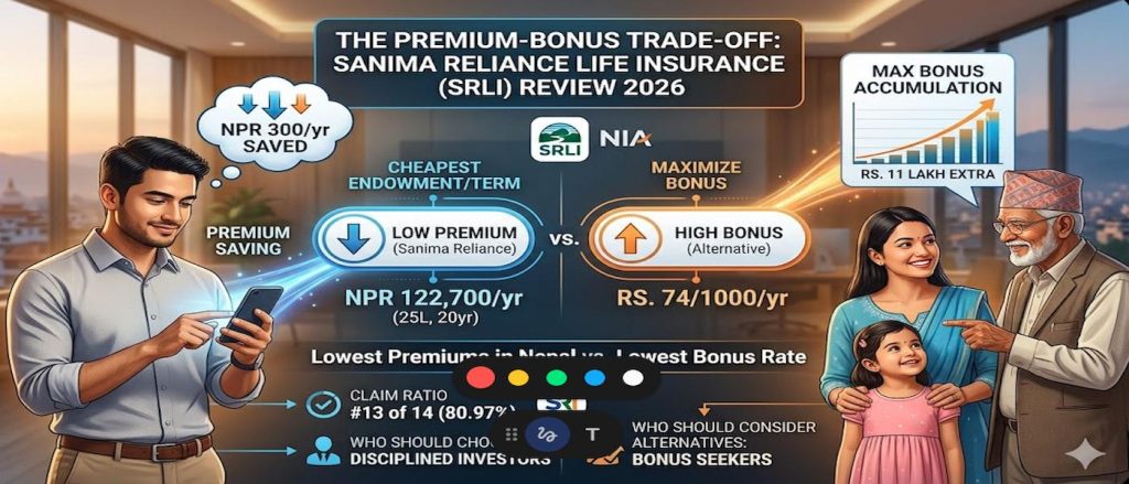 Sanima Reliance Life Insurance Review 2026 (SRLI) — Cheapest Endowment in Nepal