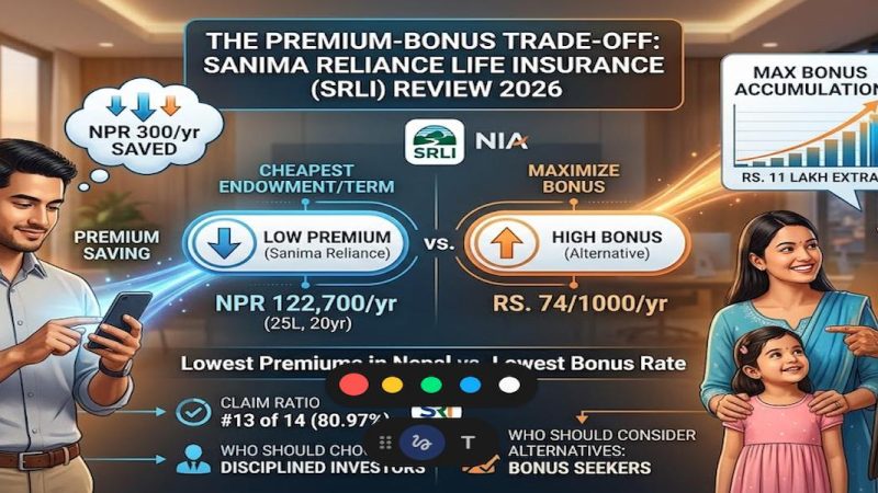 Sanima Reliance Life Insurance Review 2026 (SRLI) — Cheapest Endowment in Nepal